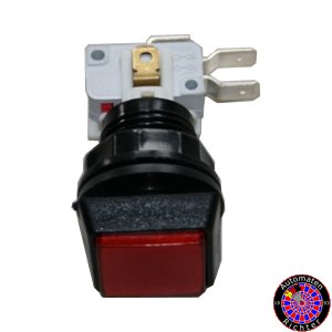 Drucktaster Rot 35x35mm - Alte Ausf�hrung f�r L�wen E-Dart